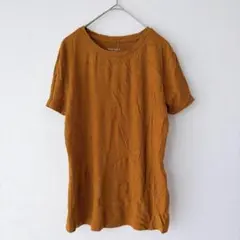 ナインウエスト リブ トップス クルーネック 半袖 M 茶 レーヨン素材のサムネイル