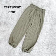 terawear emu【LL】カーゴパンツ カジュアル グリーン系 ゆったり