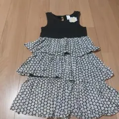 GYMBOREE ジンボリー　ノースリーブ花柄ワンピース　7のサムネイル