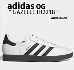 adidas GAZELLE ホワイト/コアブラック/ゴールド 27cmのサムネイル
