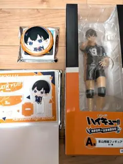 タイトーくじ ハイキュー!Ａ賞フィギュア　E賞アクスタ　F賞缶バッジ他　影山飛雄