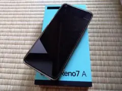 美品 Reno7a ブラック SIMフリー