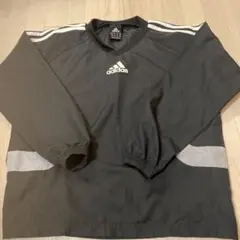 adidas 黒 長袖ピステ アディダスサッカーウェアジャージ ロンＴ140cm