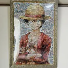 ワンピース モザイクアート 1000ピースパズル 完成品 フレーム付きのサムネイル