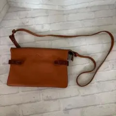 美品 Diu ディウ お財布ショルダーバッグ 本革 レザー キャメル 2wayのサムネイル