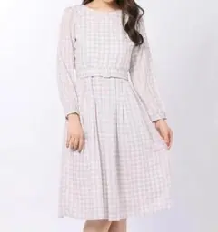 Techichi / check one-piece