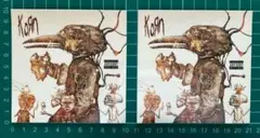 ☆レア☆KORN☆コーン☆無題☆ステッカー2枚☆非売品☆