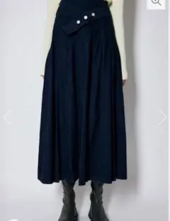 moussy デニム　プリーツ　スカート