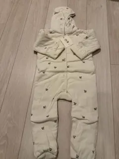 Konges Sløjd フード付きロンパース 12M チェリー