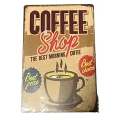 アンティーク風看板 レトロ アメリカ雑貨 喫茶店 インテリア コーヒーショップ