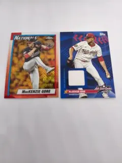 マッケンジー・ゴア 50シリ＆レリック 2枚 Topps MLB ナショナルズ