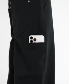 asapmode Stacked Canvas Wide-Leg Pants