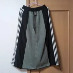 （M〜L）ストライプデザインロングスカート