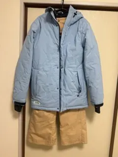 【美品】スキーウェア上下セット レディース