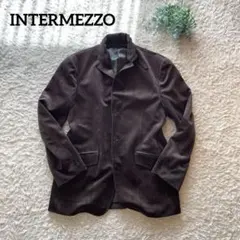 INTERMEZZO インターメッツォ ベロア風 ジャケット ヘリンボーン Lのサムネイル