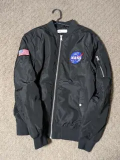 H＆М　NASA MA-1ジャケット ブラック