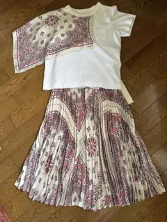 sacai サカイ オーガンジープルオーバー プリーキュロット