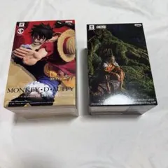 ワンピース フィギュア 2体セット ルフィ レイリー