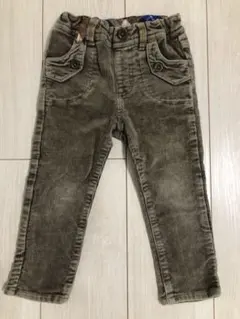 【記名なし】ラグマート　コーデュロイ　パンツ　95cm 濃い茶色