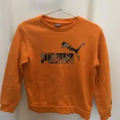 【140】PUMA オレンジ トレーナー