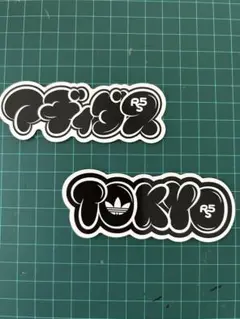 TOKYO アディダス RIP SLYME adidas ステッカー 黒