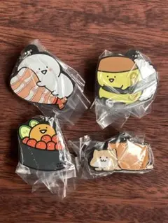 お文具といっしょ　カプセルラバーマスコット〜へいらっしゃいなのです〜　4種セット