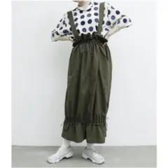I am I in fact... ナイロンタフタ ギャザーフリルスノースカートのサムネイル