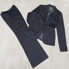 美品✨セオリーリュクス カシミヤ混 パンツスーツ 40 L グレー ANNE