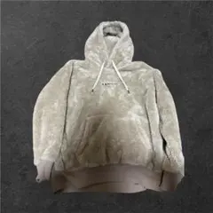 KANGOL フリース フード付きパーカー ベージュ S