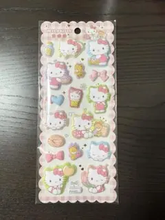 ハローキティ もちもちマシュマロ　立体シール