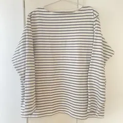美品　COMOLI ボーダー ボートネック バスクシャツ　サイズ1