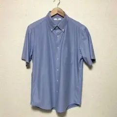 UNIQLO ドライノンアイロンジャージーシャツ ボタンダウン 半袖