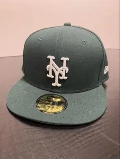 ニューエラ59FIFTY NYダークグリーンキャップ