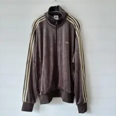 adidas ファイヤーバード トラックトップ ベロア 2XL