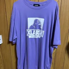 XLARGE パープル Tシャツ Lサイズ ゴリラロゴ