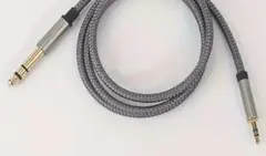 RIKSOIN 6.35mm to 3.5mm 変換オーディオケーブル 2.4mのサムネイル