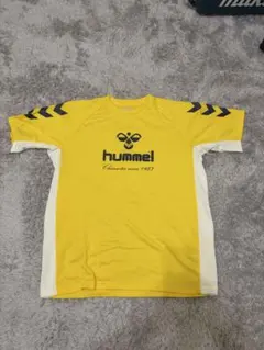 hummel 半袖シャツ イエロー サッカー