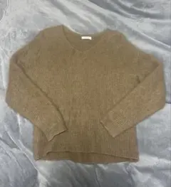 BEAUTY&YOUTH ニット モヘア ベージュ ブラウン