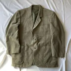 00s コーデュロイ テーラードジャケット グランジ Y2K 平成 古着 大人気