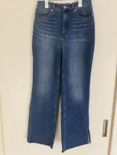 【美品】LEPSIM ストレッチセミフレアデニムパンツ　ブルー　Ｌ