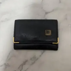 dunhill 黒 レザー 名刺入れ
