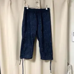 トレーニングパンツ　膝丈　星柄