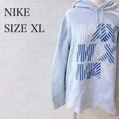 ナイキ エアー リバーシブルフードパーカー グレー XL 秋冬 大きめ