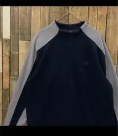 ハーフジップ ブルゾン