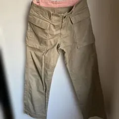 TK MIXPICE ベージュ カーゴパンツ Lサイズ