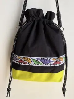 巾着ポシェット ハンドメイド