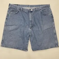 春夏用ビッグサイズ【ラングラー】デニムショートパンツ ハーフパンツ W44古着