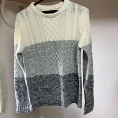 (NEVER)Acquiesce ニット セーター グラデーション Lのサムネイル