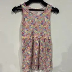 H&M 花柄 ノースリーブワンピース 122/128