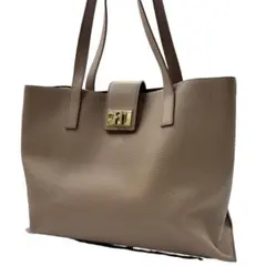 日本限定・極美品✨フルラ 1927 トートバッグ L ベージュ A4 肩掛け